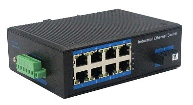 OPK-4500-1GX8GT Series 8-port 10/100/1000BASE-TX+1000Base-FX อินดัสเตอรเน็ตสวิตช์อุตสาหกรรม