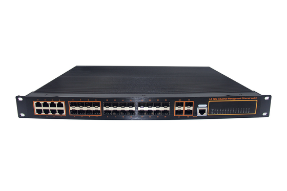 OPK-7600-4XG24GX8GC 4*10G SFP,24*1.25G,8*1000M COMBO RACK แมเนจด์ อินดัสเตรียล สวิตช์