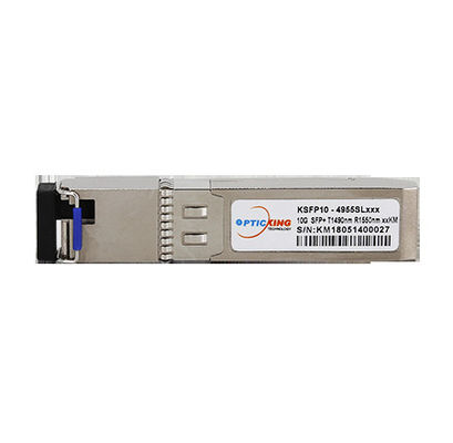 Tx1490nm / Rx1550nm Tx1550nm / Rx1490nm 10G SFP + Bidi 80 กม.
