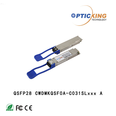 1311nm 1331nm 100G QSFP28 CWDM4 โมดูลไฟเบอร์ออปติก 10 กม