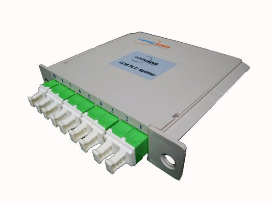 Plug Box LC APC Fiber Optic Splitter 1x4 สำหรับ PON Network และ FTTH