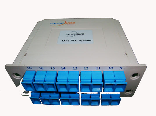 OEM ODM 1x32 Fiber Splitter SC PC Plug Box การแยกสูงสำหรับ FTTH
